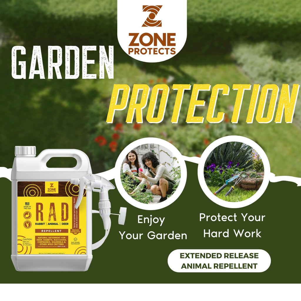R.A.D.; Rabbit, Animal, Deer Repellent Gallon + Concentrate Bundle