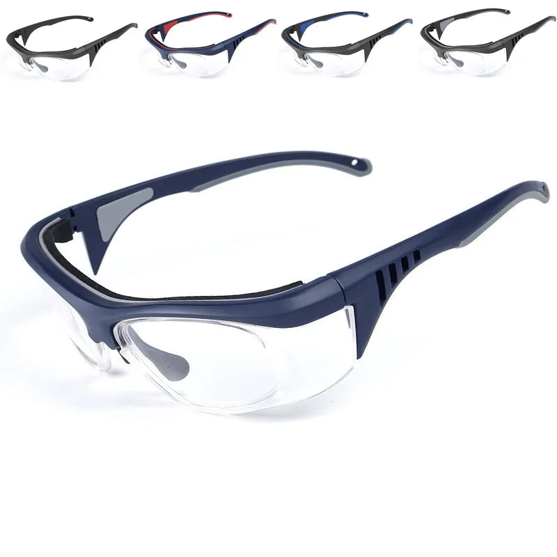 Anti-Splash Safety Glasses Protective Glasses With Case Impact-Resistant Wind Dust Proof For Chemical Research Cycling Riding