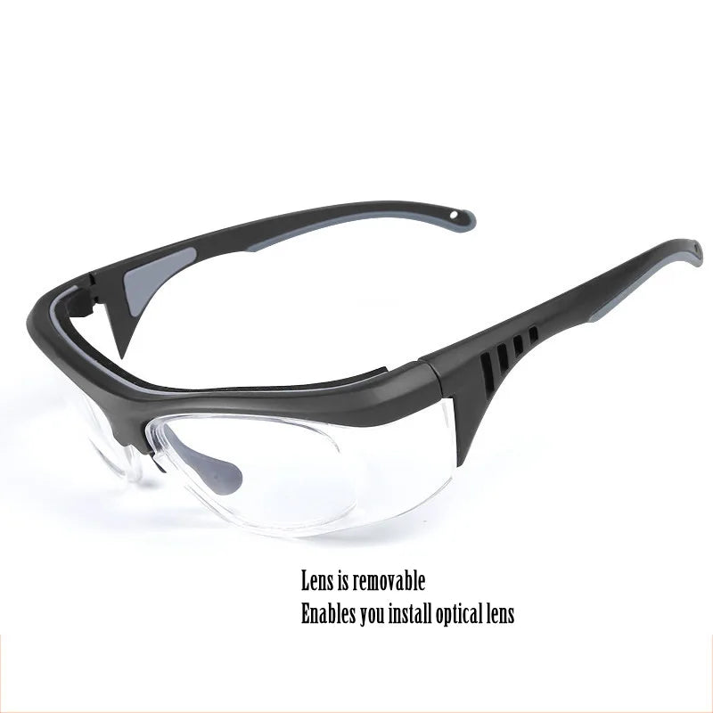 Anti-Splash Safety Glasses Protective Glasses With Case Impact-Resistant Wind Dust Proof For Chemical Research Cycling Riding