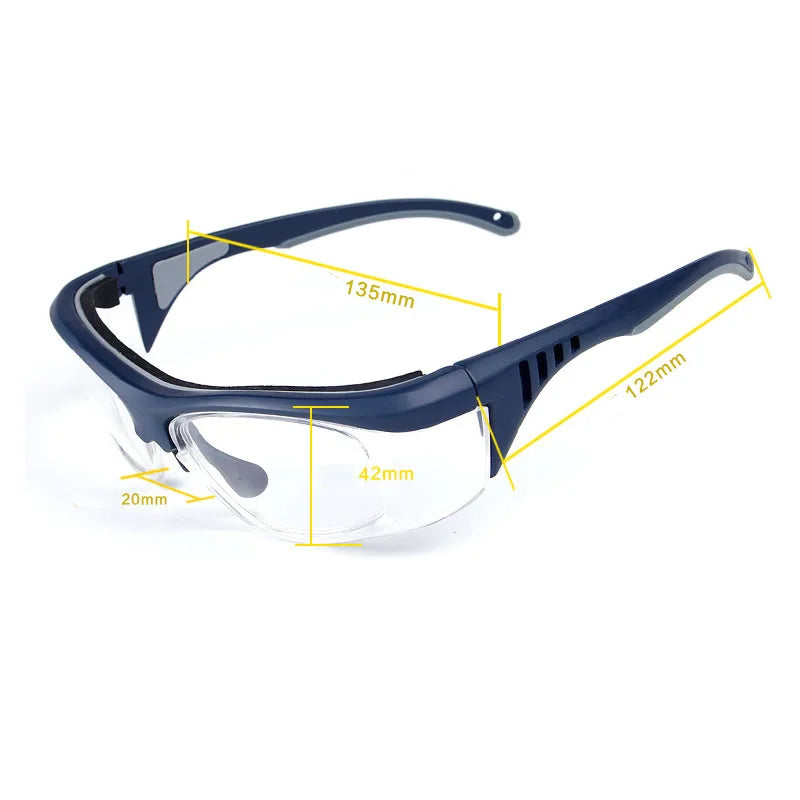 Anti-Splash Safety Glasses Protective Glasses With Case Impact-Resistant Wind Dust Proof For Chemical Research Cycling Riding