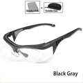 Anti-Splash Safety Glasses Protective Glasses With Case Impact-Resistant Wind Dust Proof For Chemical Research Cycling Riding