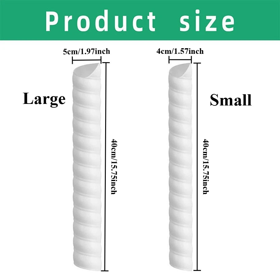 1-4 Pcs Tree Trunk Protector Plastic Spiral Tree Trunk Protector Wrap Tree Bark Protector Tube to Protect Saplings from Animals