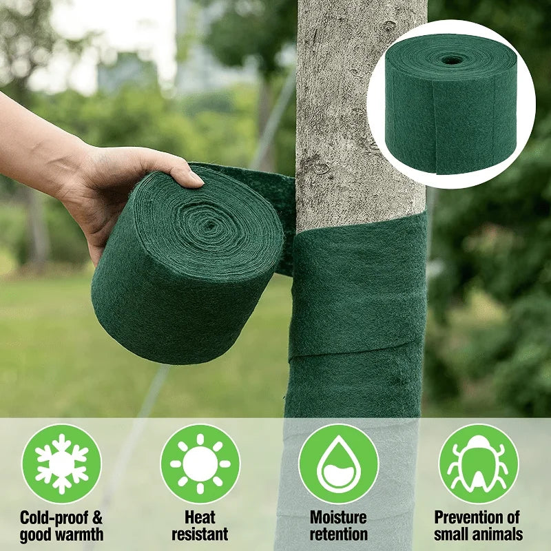 12cm X 5m Tree Protector Wraps Winter-Proof Tree Trunk Guard Shrub Plants Antifreeze Bandage Protector Wrap Tree Protection