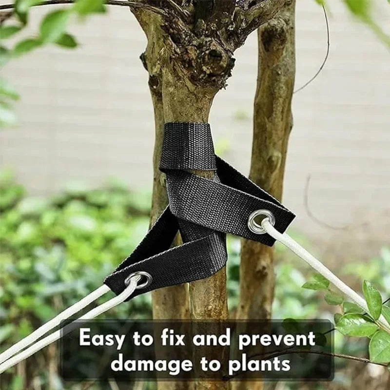 20/1Pcs Tree Support Straps Fixed Tree Branches Windproof Protection Straightening Tools Plant Nylon Belt Garden Accessories