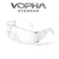 Safety Glasses Anti Fog Goggles Vented Sides Shields Transparent PC Frame Spectacles for Lab Medical and Daily Use