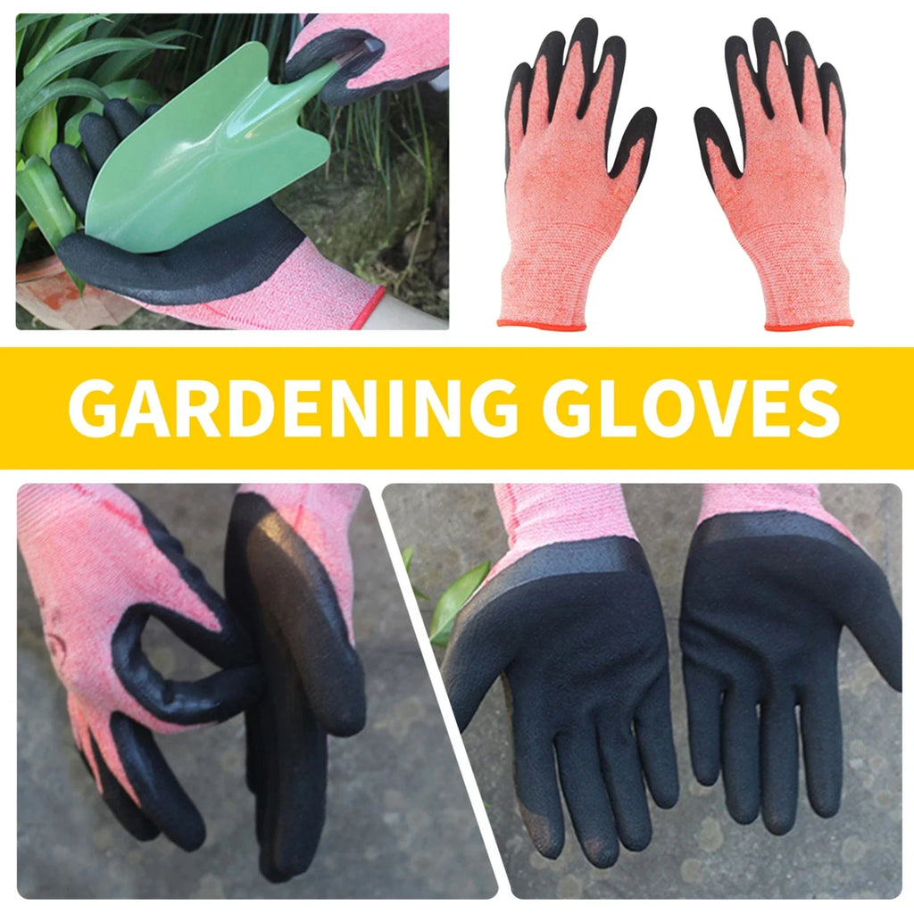 1/2 Pair Garden Gloves for Women Men, Breathable for Gardening, Weeding, Digging DIY Garden Construction Car Work