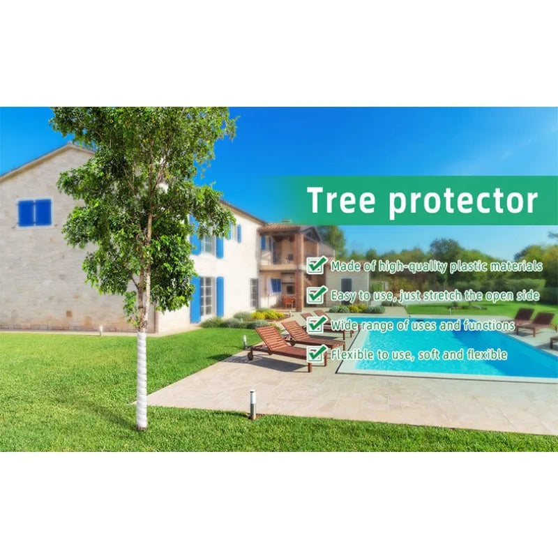 Tree Trunk Protector Plastic Tree Bark Protector Spiral Tree Guard To Protect Saplings Plants From Deer Cats Rabbit