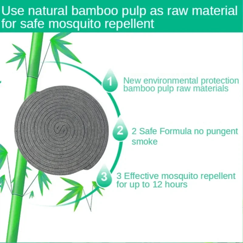 Large Mosquito Coil Mosquito Repellent Aromatherapy Natural Plant Fibers Portable Mosquito Coils Aromatherapy Furnace Accessorie