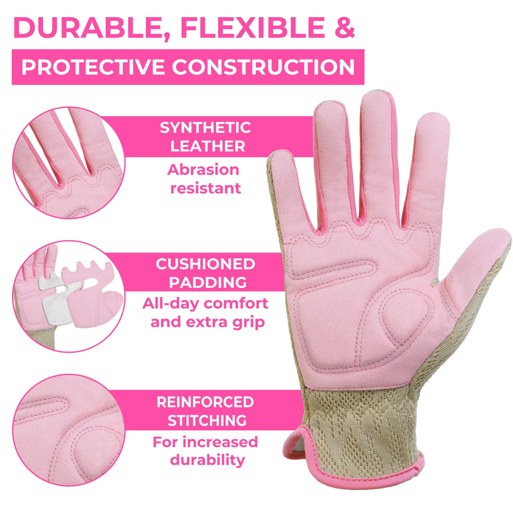 HANDLANDY Gardening Gloves for daily life Yardwork new process Breathable comfort softness handiness Gloves