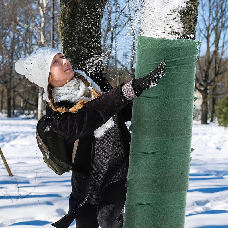 12cm X 5m Tree Protector Wraps Winter-Proof Tree Trunk Guard Shrub Plants Antifreeze Bandage Protector Wrap Tree Protection