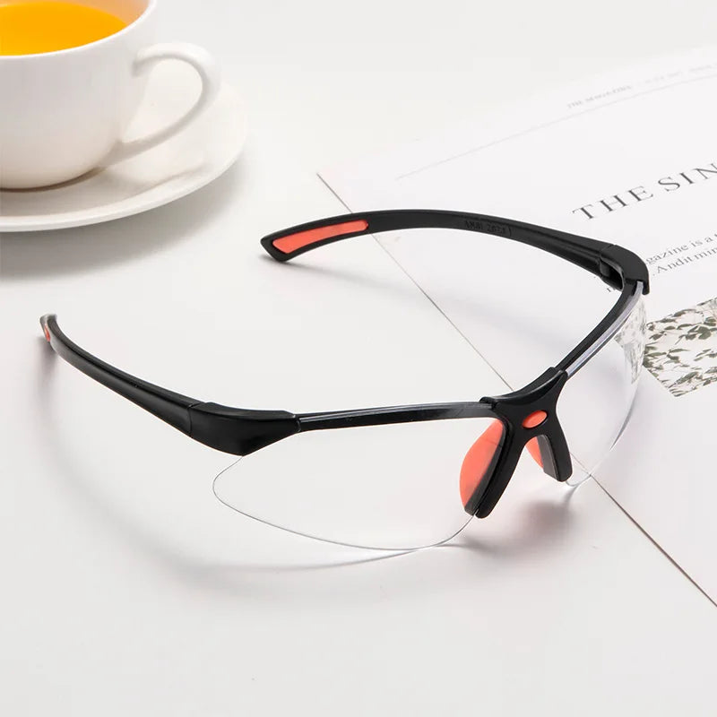 Safety Goggles Bicycle Glasses Transparent Protective Goggles for Cycling Work Protection Security Spectacles Lab Goggles