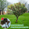 AT21-Heavy Duty Tree Stake Kit- Garden Tree Support System 3Pcs Metal Stakes& 3Pcs Rope Straps For Anchoring