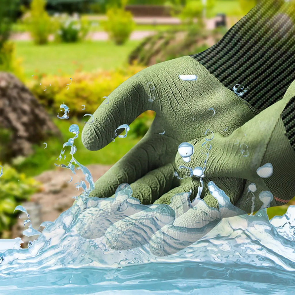 Gardening Gloves Waterproof Garden Work Gloves Non-Slip Thorn-Proof  Yard Work Gloves Portable Garden Supplies Gardening Gloves
