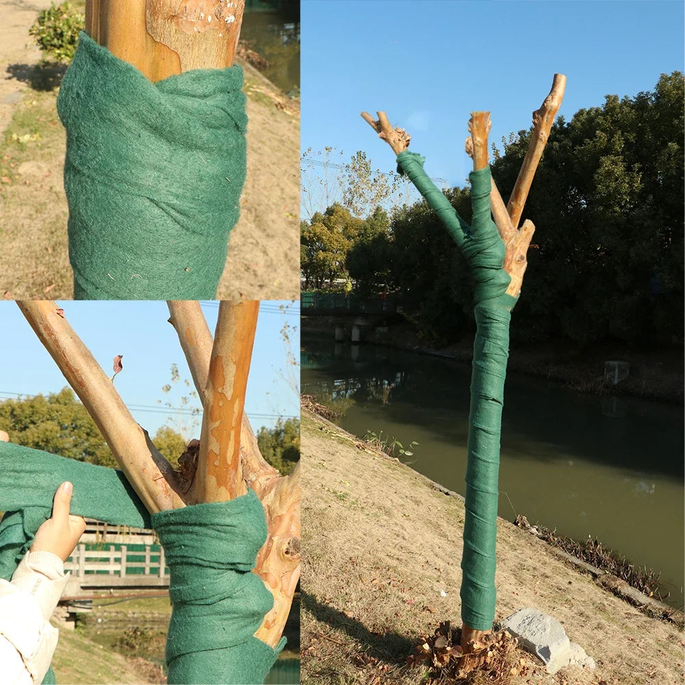 Tree Protector Wraps for Winter-Proof Tree Trunk Guard Shrub Plants Antifreeze Bandage Fabric Cloth for Keep Warm Moisturizing
