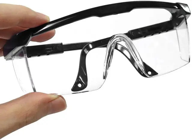 Work Safety Eye Protecting Glasses Lab Goggles Protective Anti-Splash Wind Dust Proof Goggles Safety Riding Glasses Clear Lens