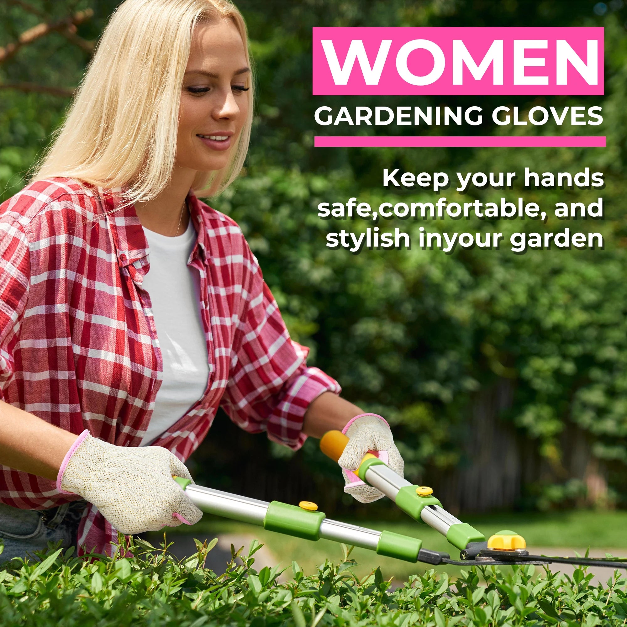 HANDLANDY Gardening Gloves for daily life Yardwork new process Breathable comfort softness handiness Gloves